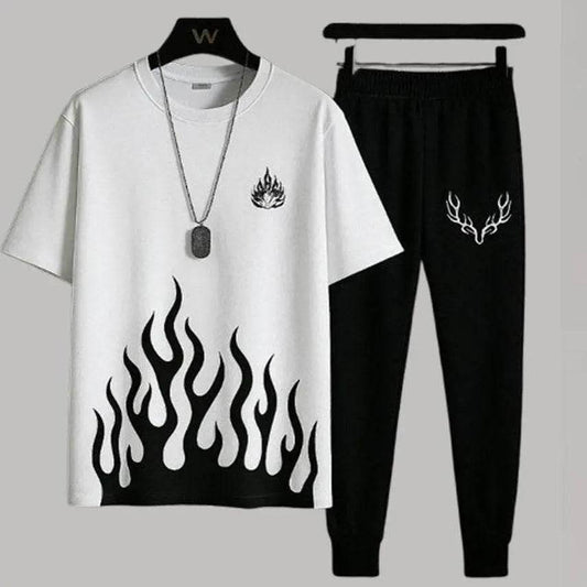New Stylish n Premium Fire Printed Track Suits