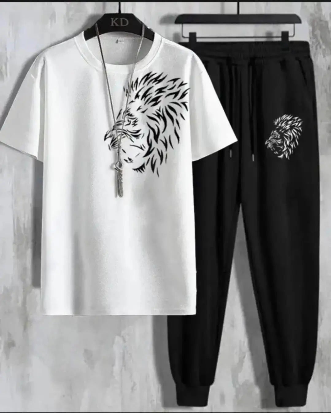 New Stylish n Premium Lion Printed Tracksuit - JELLA