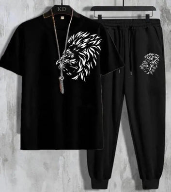 New Stylish n Premium Lion Printed Tracksuit