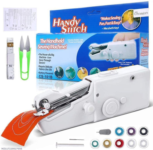 Mini Foldable Sewing (سلائ) Machine,Easy To Use,for Cloth Repairs, Fabric Stitching, Home and Travel Use